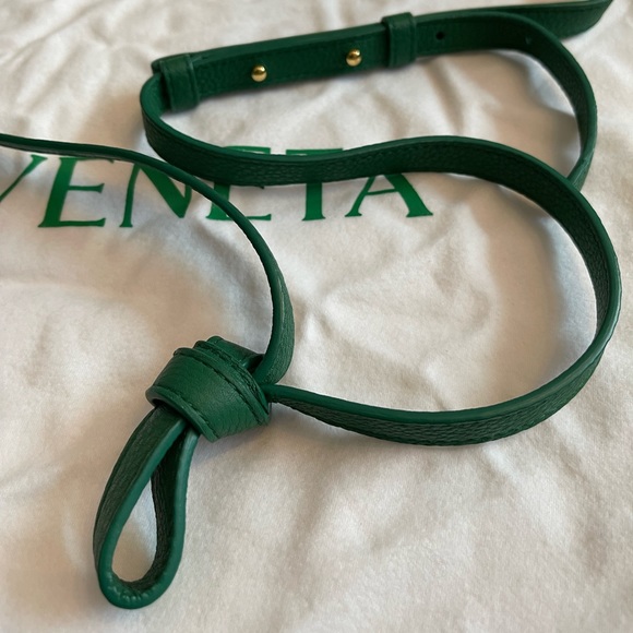 Bottega Veneta Large Mount Green Crossbody Bag - Picture 14 of 15